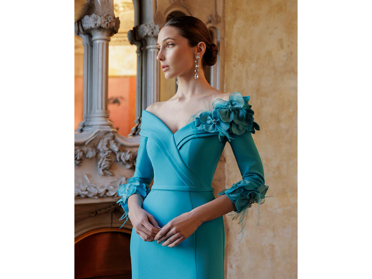 Vestido largo Couture Club 2G128