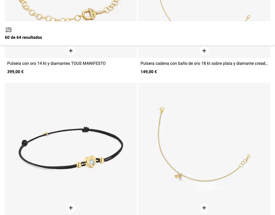 Pulseras con diamantes