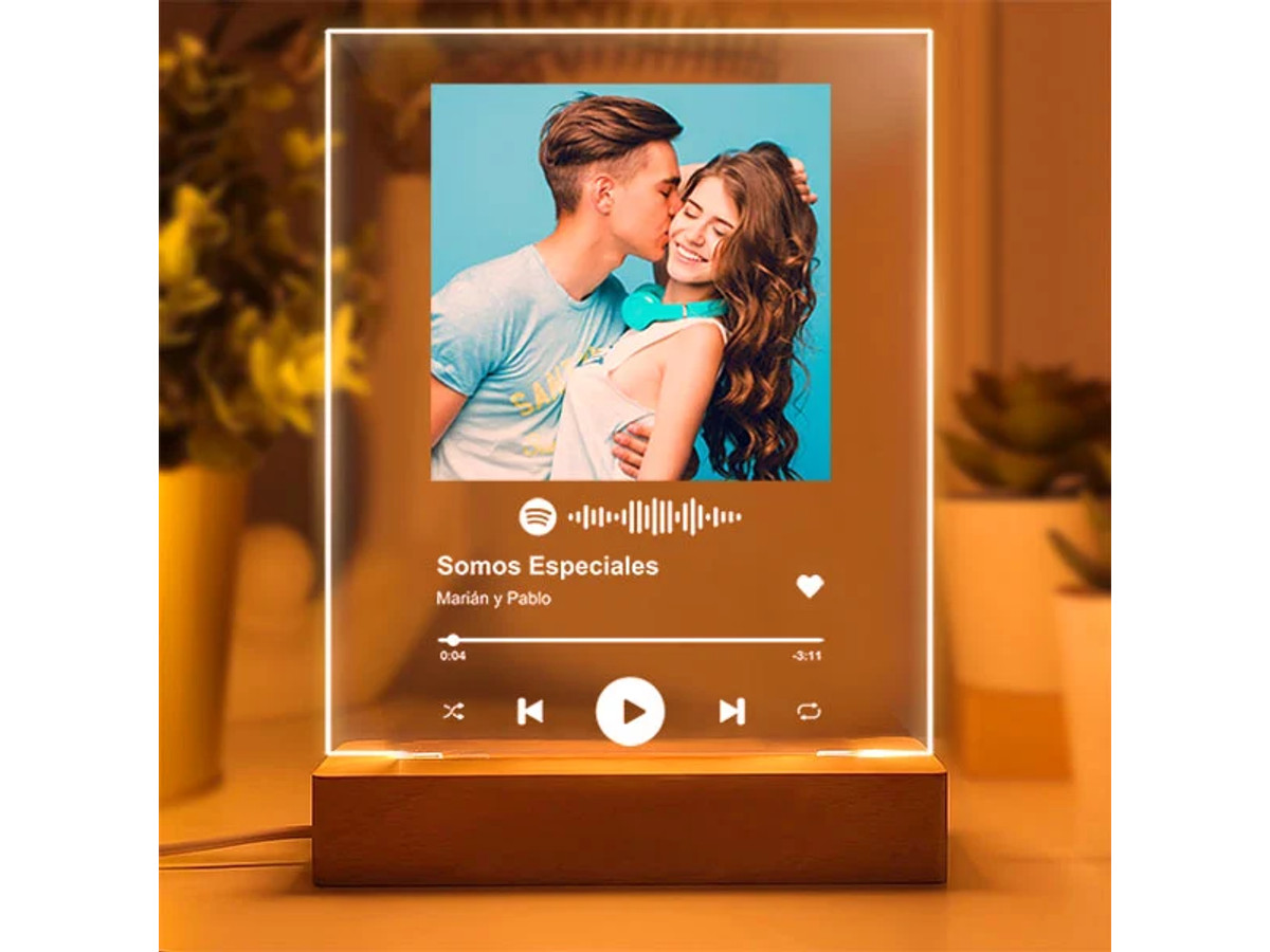 Placa Spotify personalizada