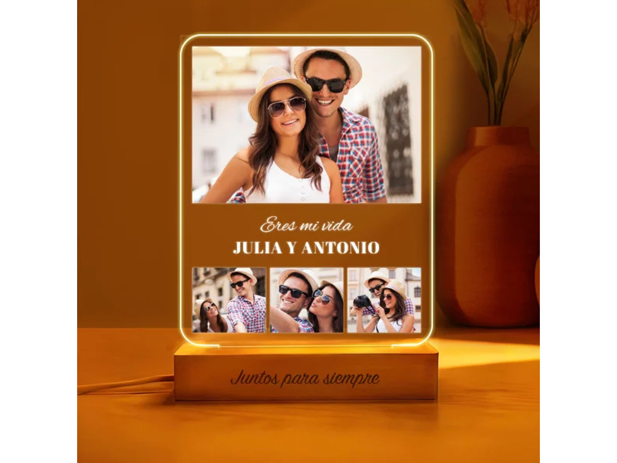 Lámpara retratos personalizada
