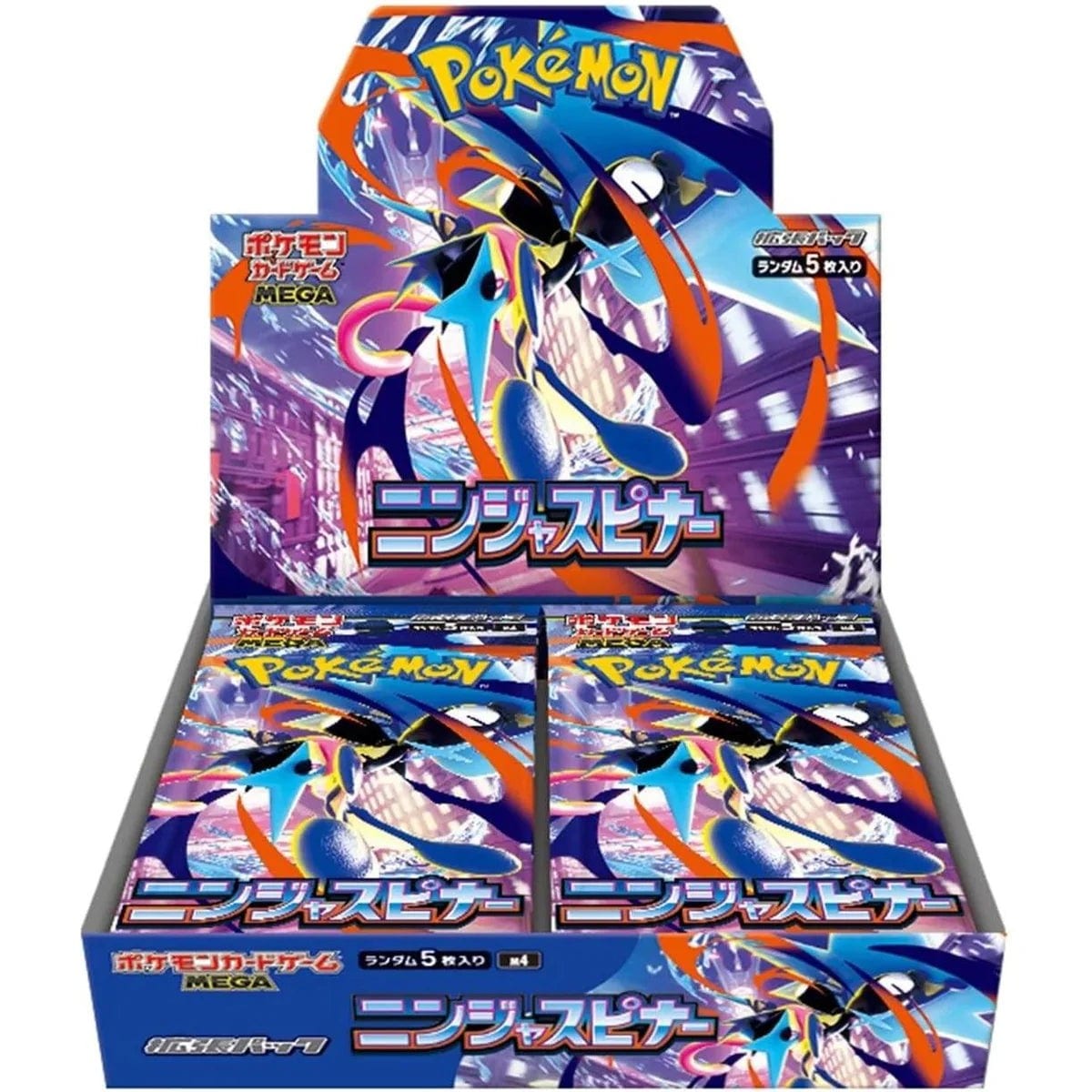 MEGA Ninja Spinner M4 Booster Box - Pokémon TCG japonés