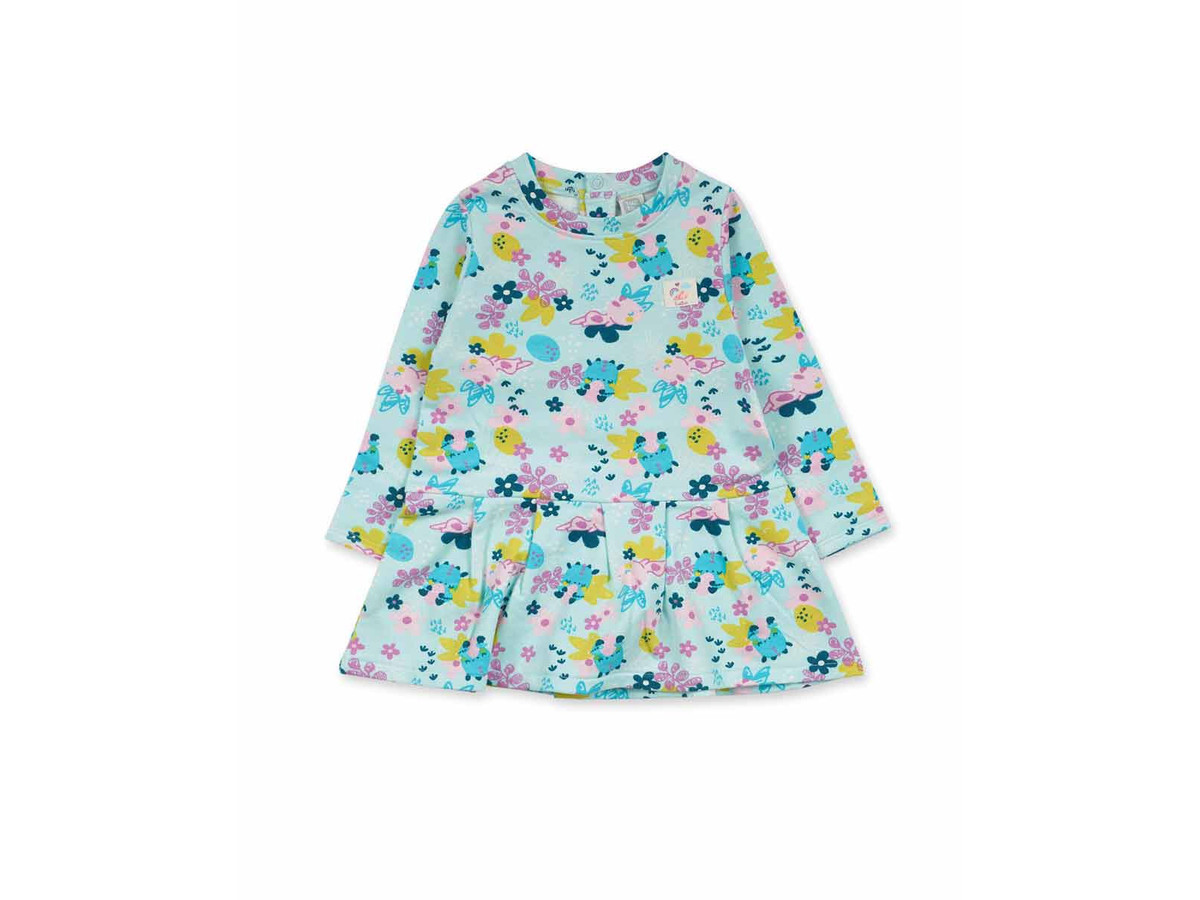 Vestido felpa azul niña Dragon Finder
