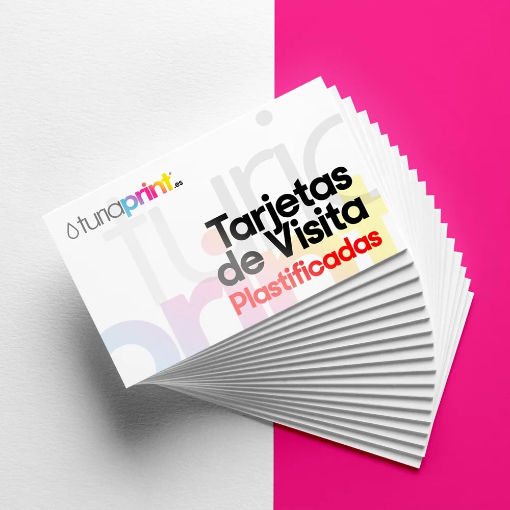 Tarjetas plastificadas
