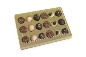 Bombones Caja Oro