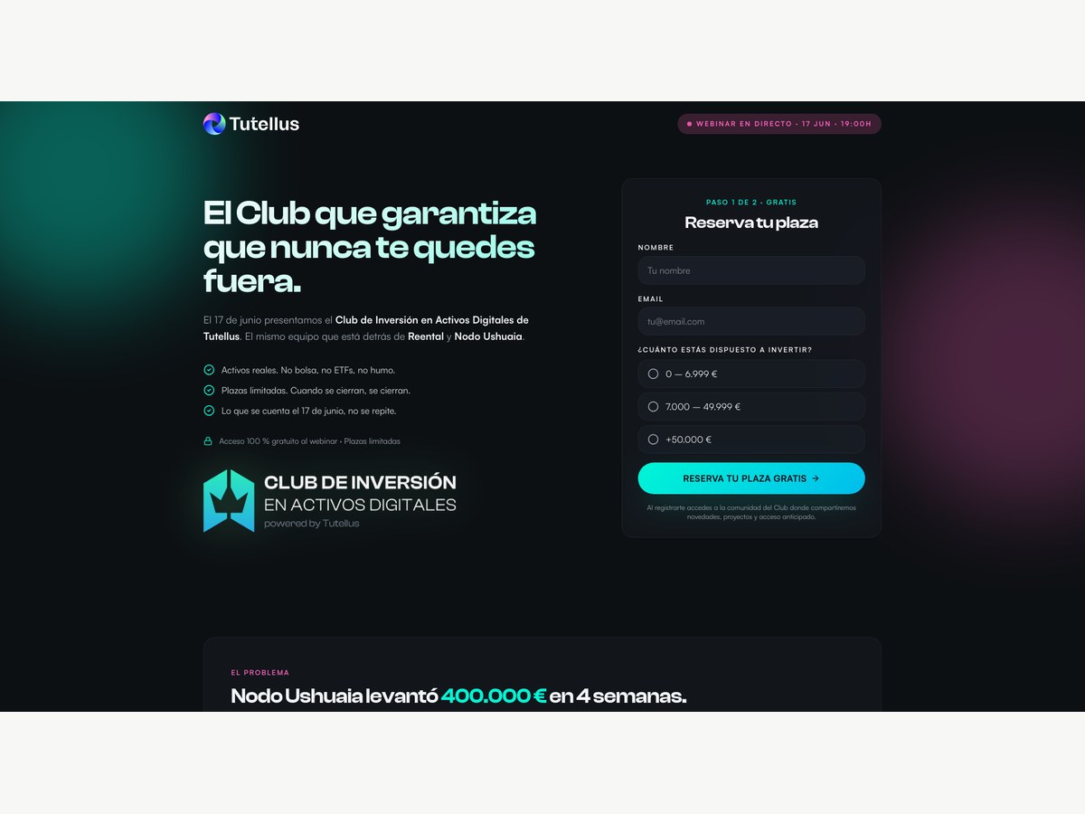 Club de inversión Tutellus