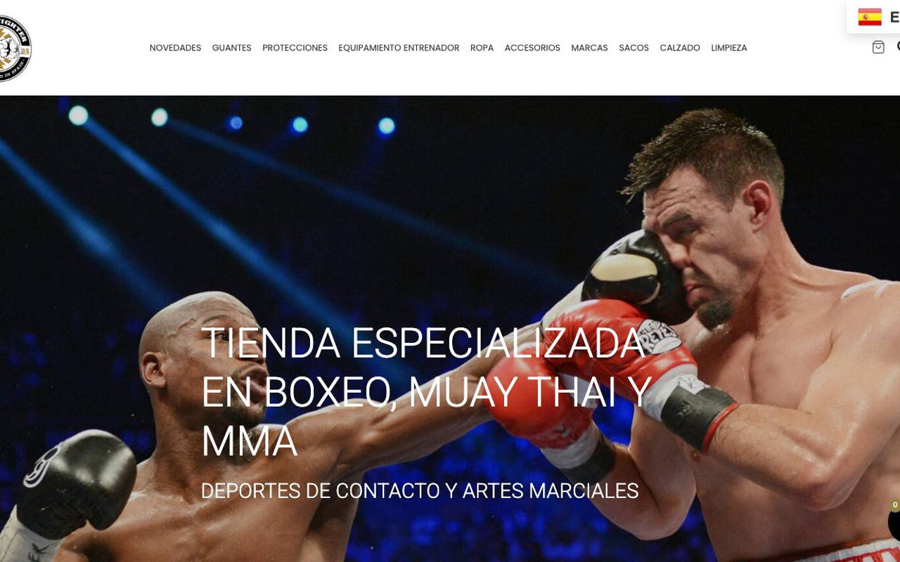 Captura de pantalla de la home de Urban Fighter