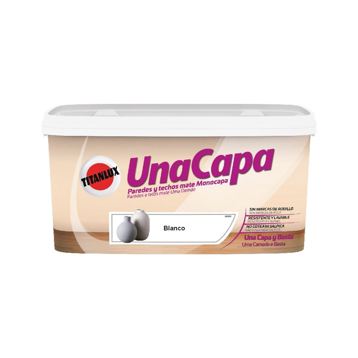 Titan Una Capa blanco 002 4 l