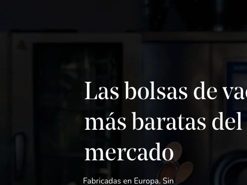 Bolsas de vacío profesionales