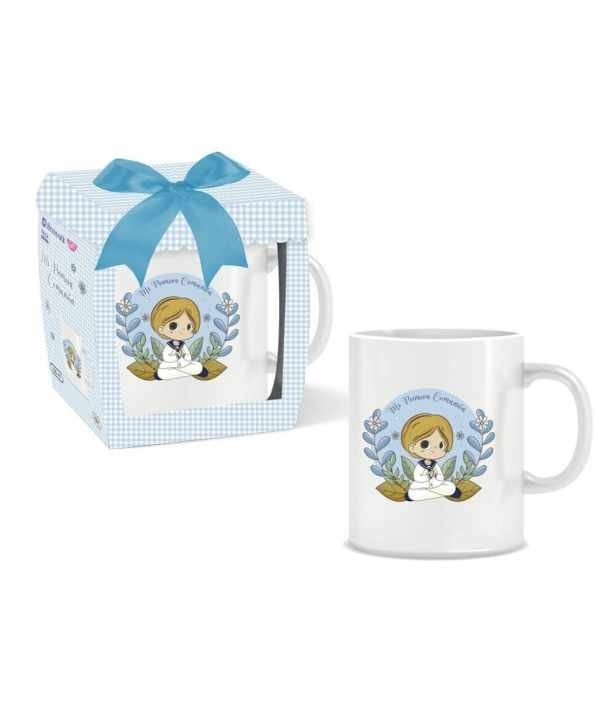 Taza niño primera comunión en caja regalo