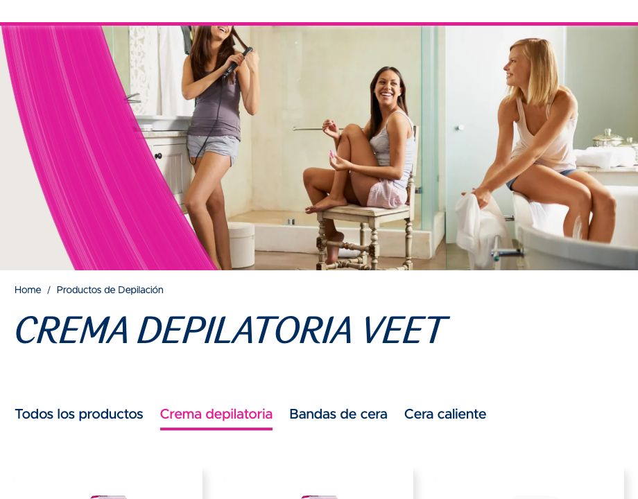 Cremas depilatorias