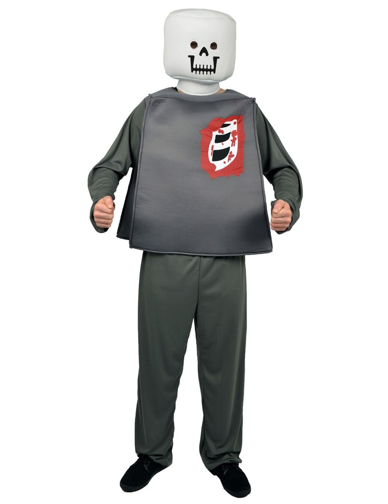 Disfraz de personaje bloque zombie Hallowen