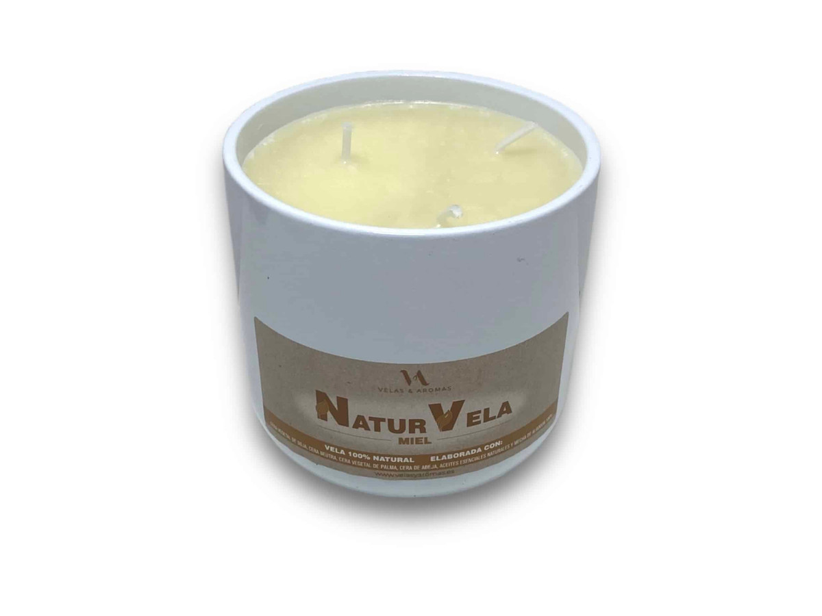 Miel Naturvela cerámica de 3 mechas