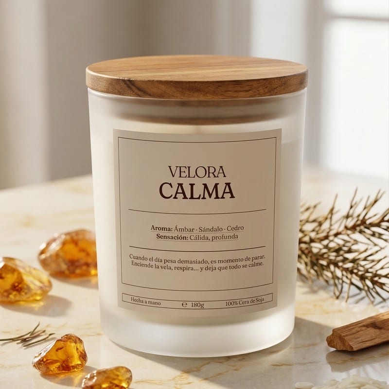 VELORA CALMA – Vela anti estrés y relajación
