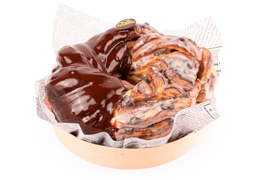 Babka de chocolate negro