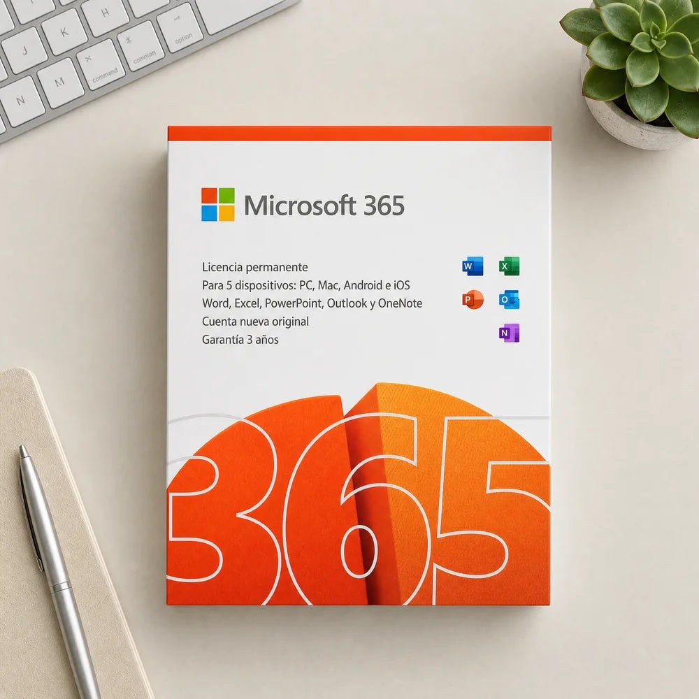 Microsoft Office 365 Original 5 PC – Licencia Permanente