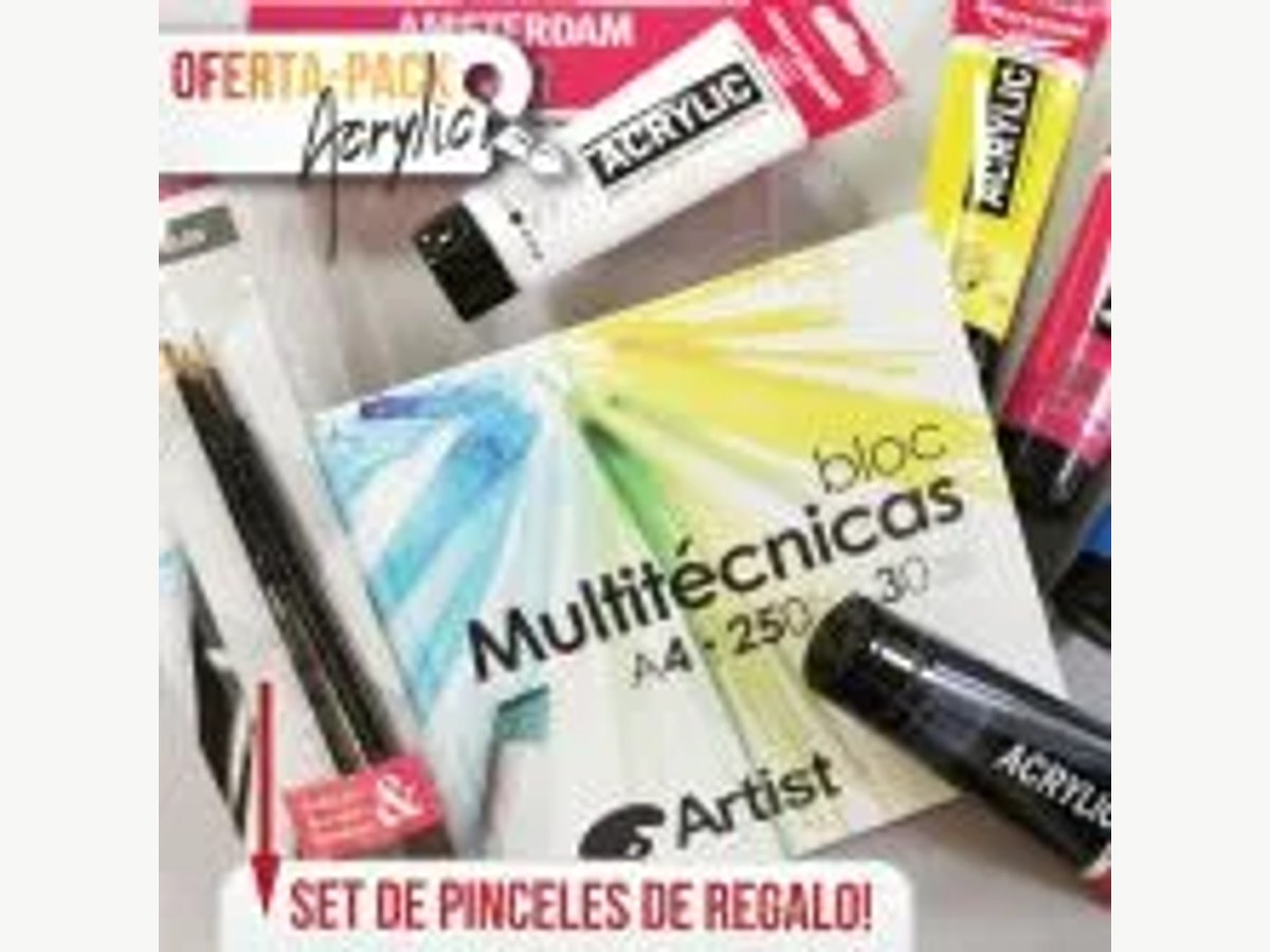 Pack de iniciación pintura acrílica