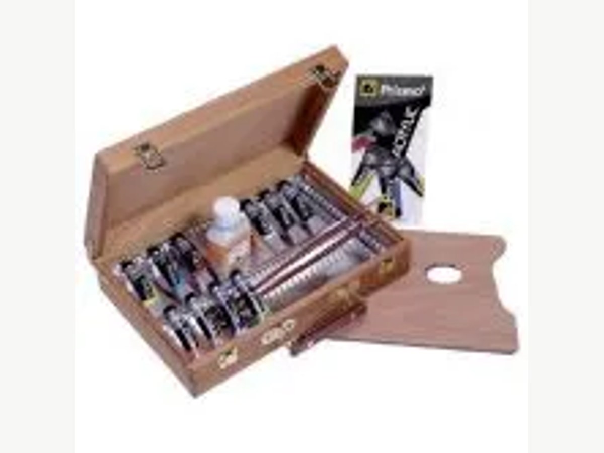 Caja madera acrílicos Prismo