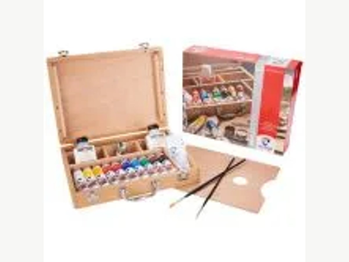 Caja madera acrílicos Van Gogh