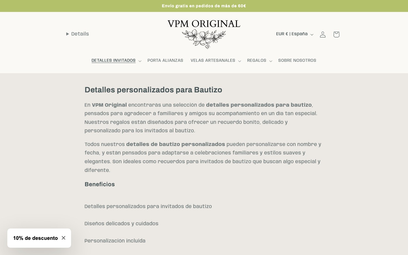 Captura limpia de la home oficial de VPM Original