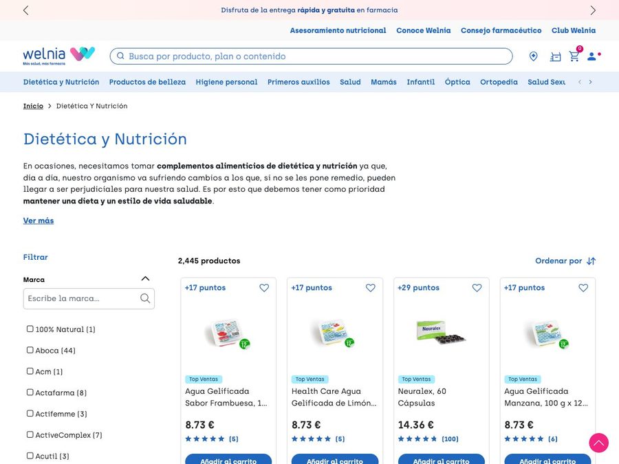 Dietética y nutrición