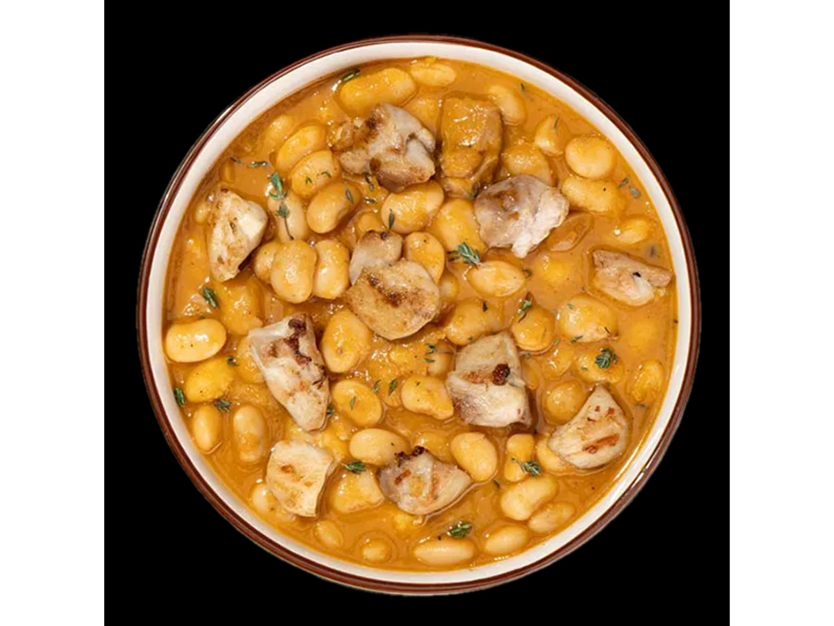 Judiones guisados con pollo