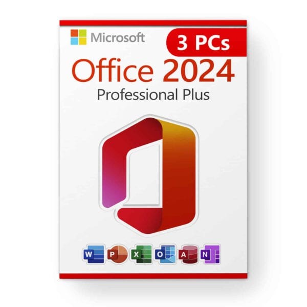 Microsoft Office 2024 Professional Plus license for 3 PC