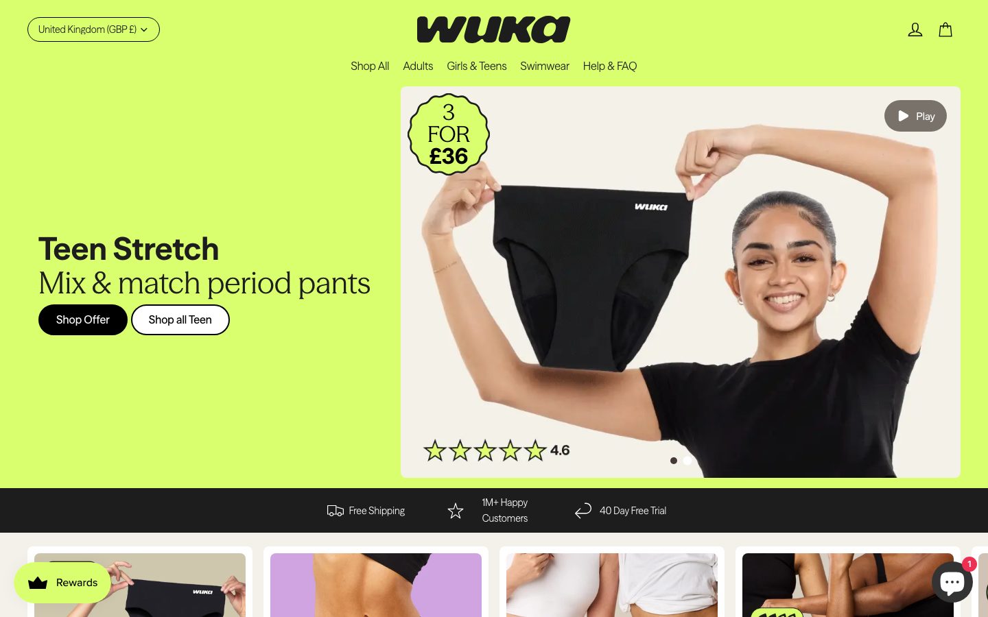 Captura limpia de la home de WUKA