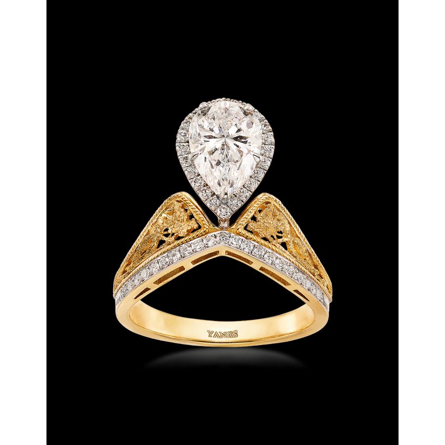 Anillo Gran Imperial diamantes, oro