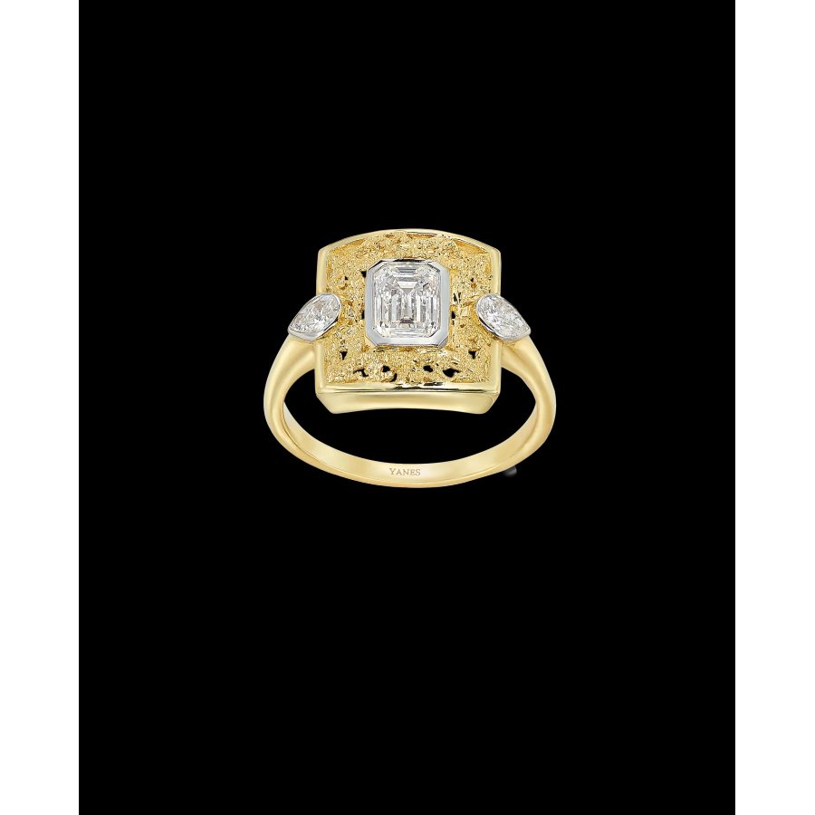 Anillo Florida diamantes, oro