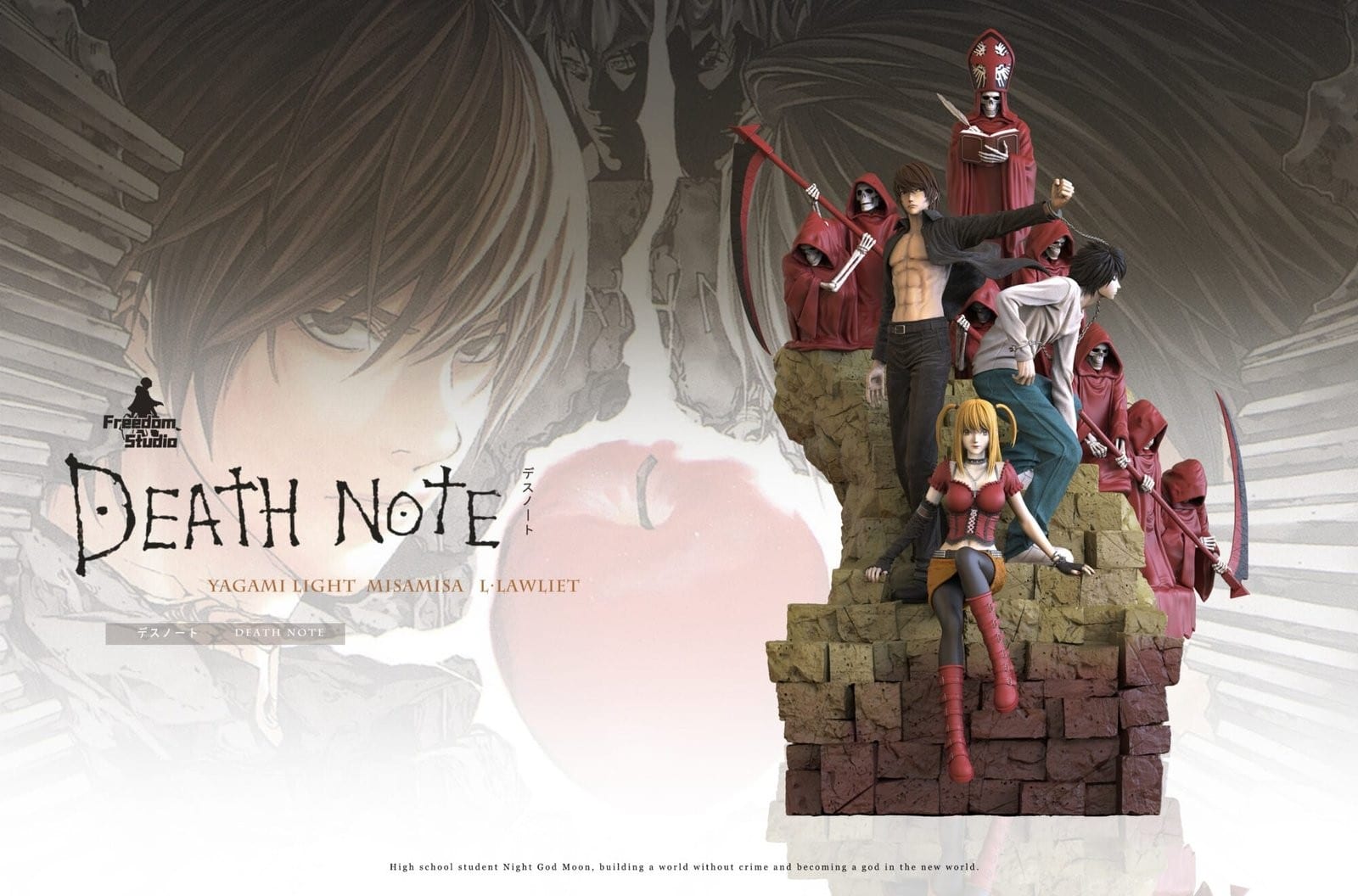 Freedom Studio – Death Note – Yagami Light, L, Misa Amane