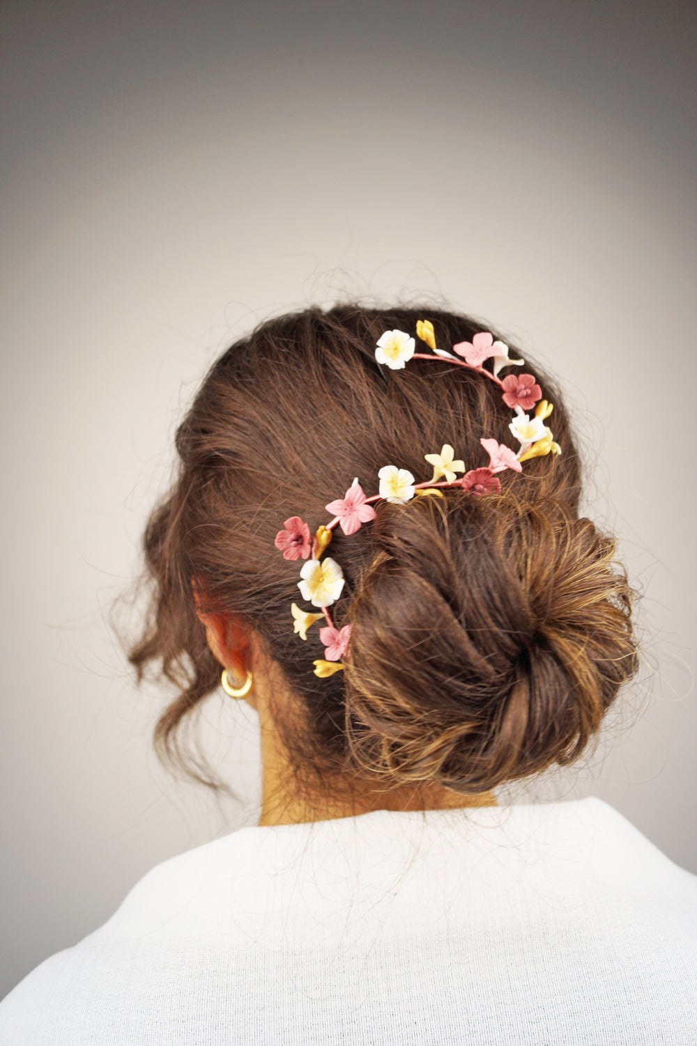 Tocado de flores para novia Río