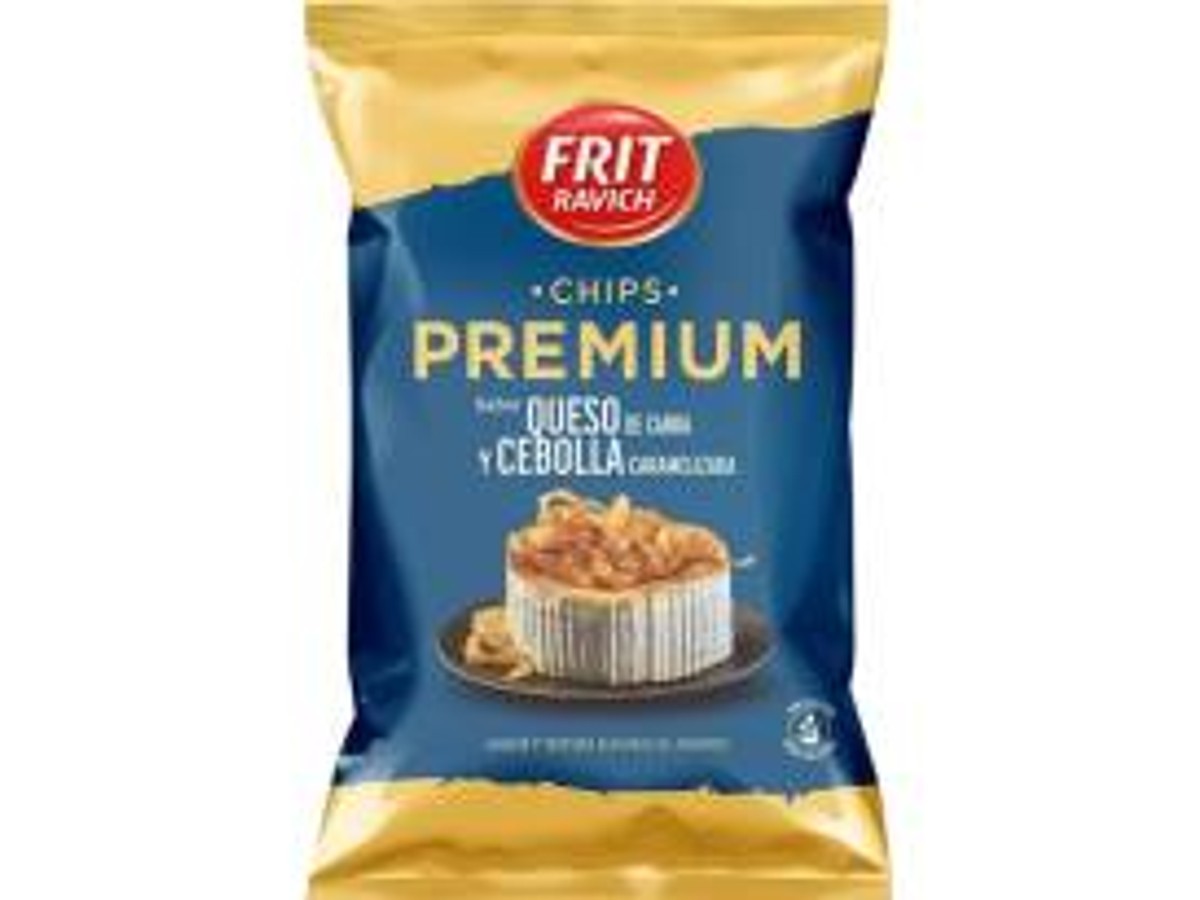 Chips de queso de cabra y cebolla