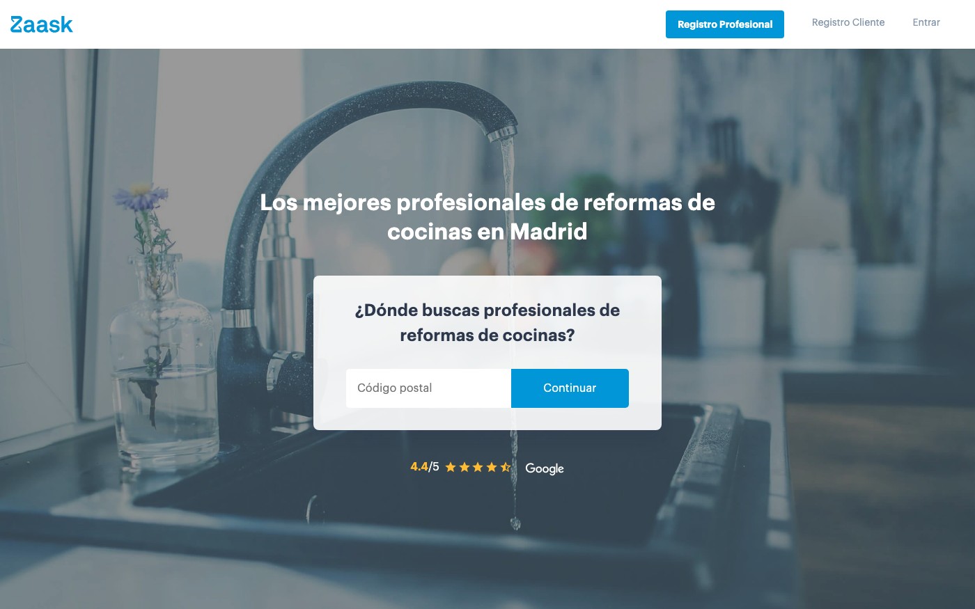 Profesionales de reformas de cocinas